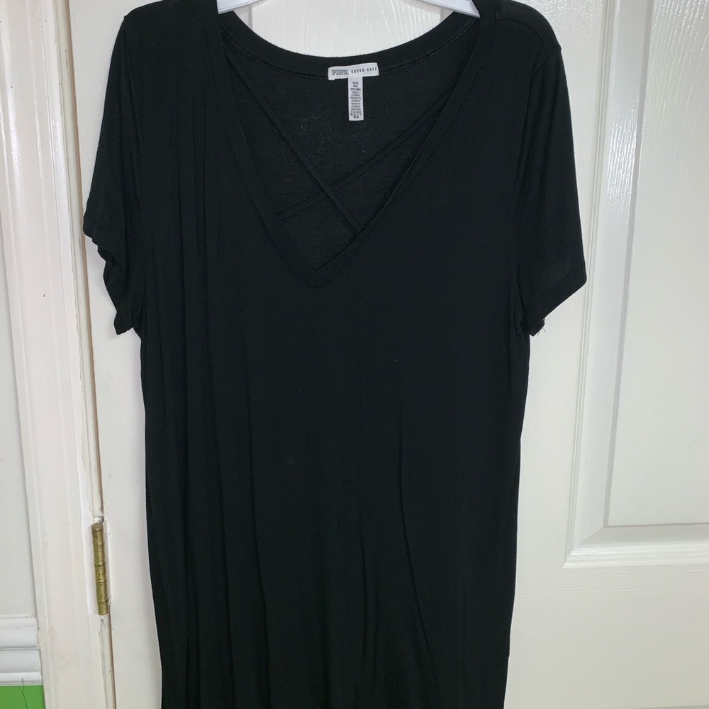 Criss cross front top